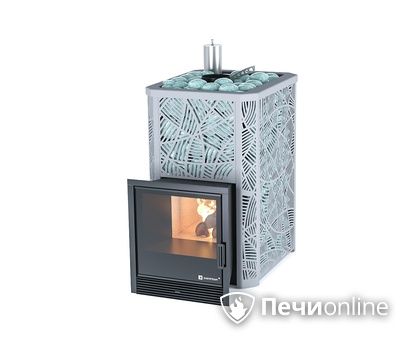 Дровяная печь-каменка ИзиСтим Ялта 15 (Модерн), AISI 321 в Омске